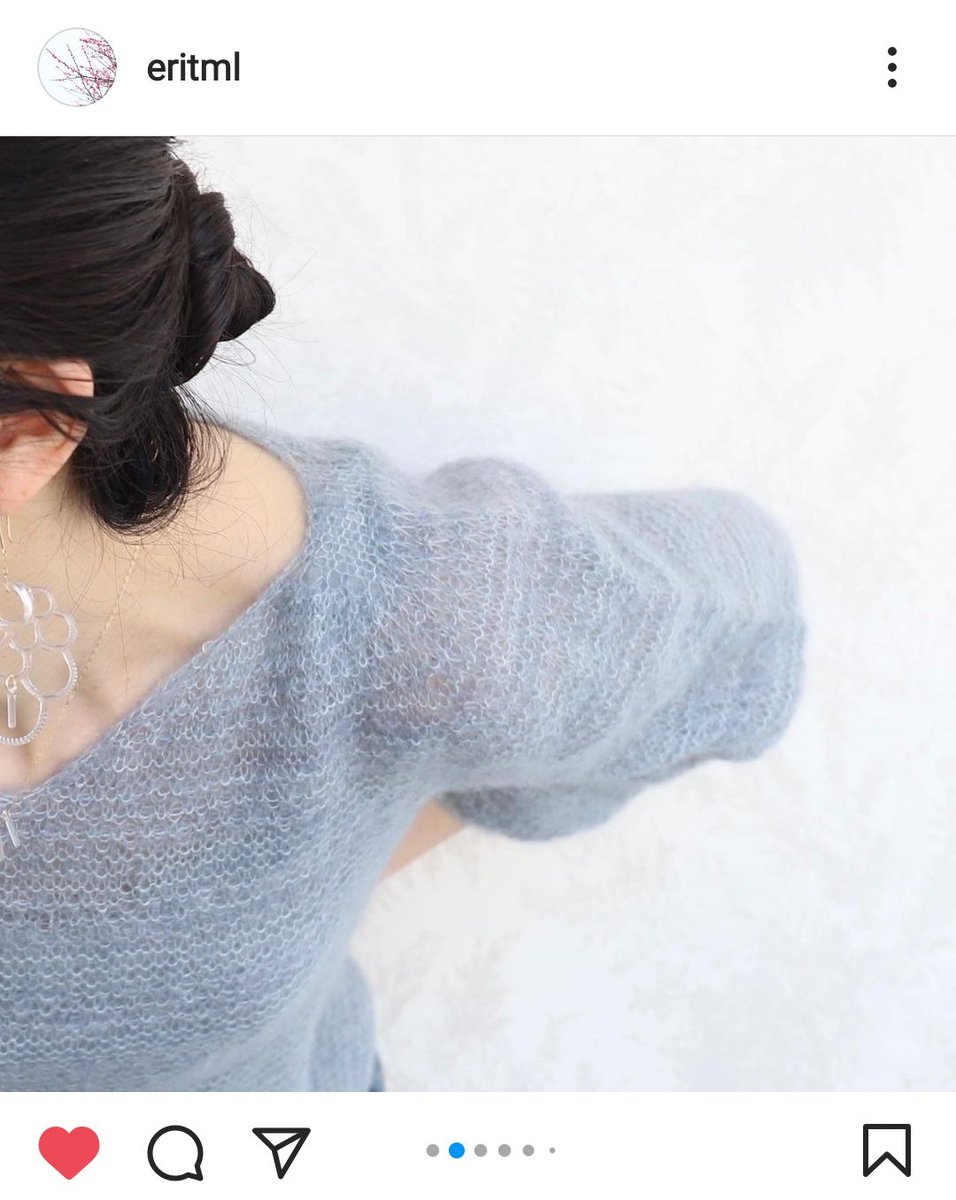picipici1467's tweet photo. 今回のプルも優しい雰囲気で素敵😍  早速DLしました！ 

えりさんの #foretpullover 
最初はモヘア2本取りかなぁ⁦🤤💕︎ https://t.co/0dNQDKtHDQ