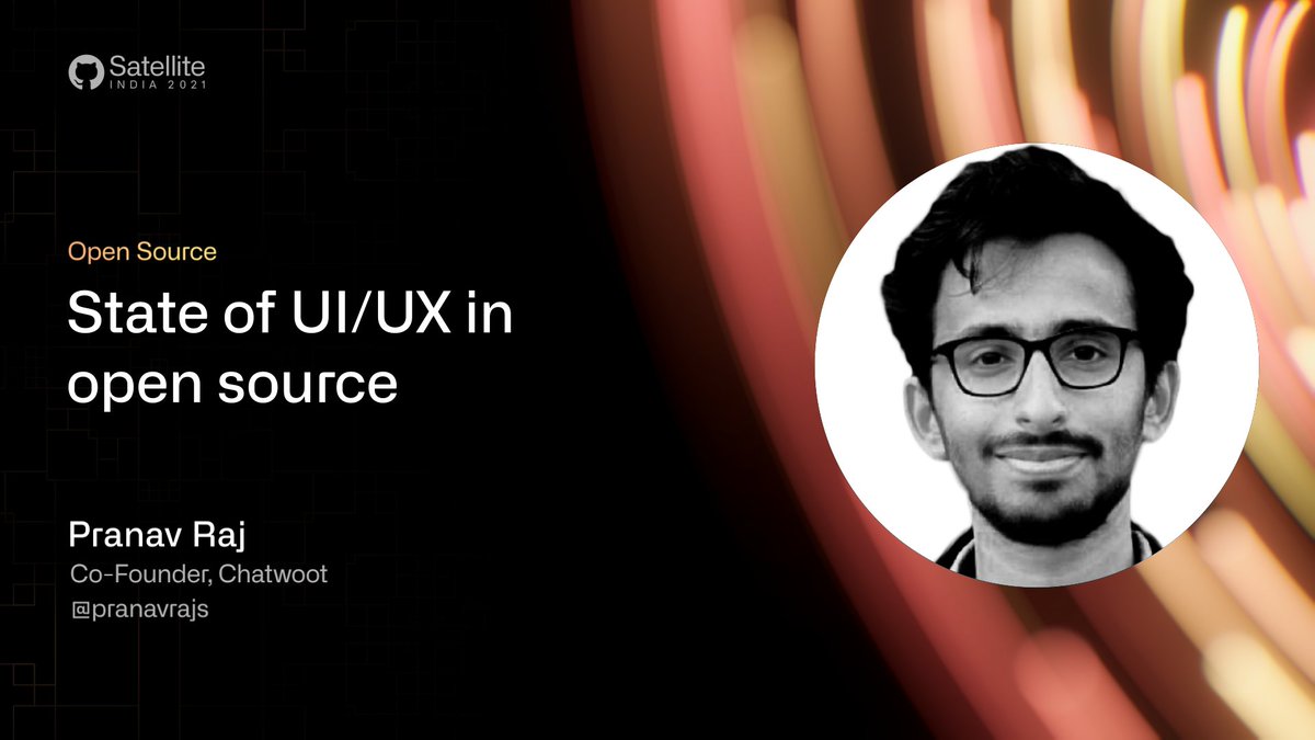 pranavrajs's tweet image. I would be speaking at @GitHubIndia Satellite tomorrow about the state of UI/UX in opensource :) #GithubSatellite #OpenSource
