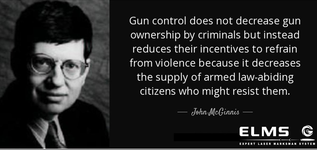 GSightSolutions's tweet photo. Gun control does not decrease gun ownership by criminals...
#2A #ELMS #GSight https://t.co/vFIf8O3rB1