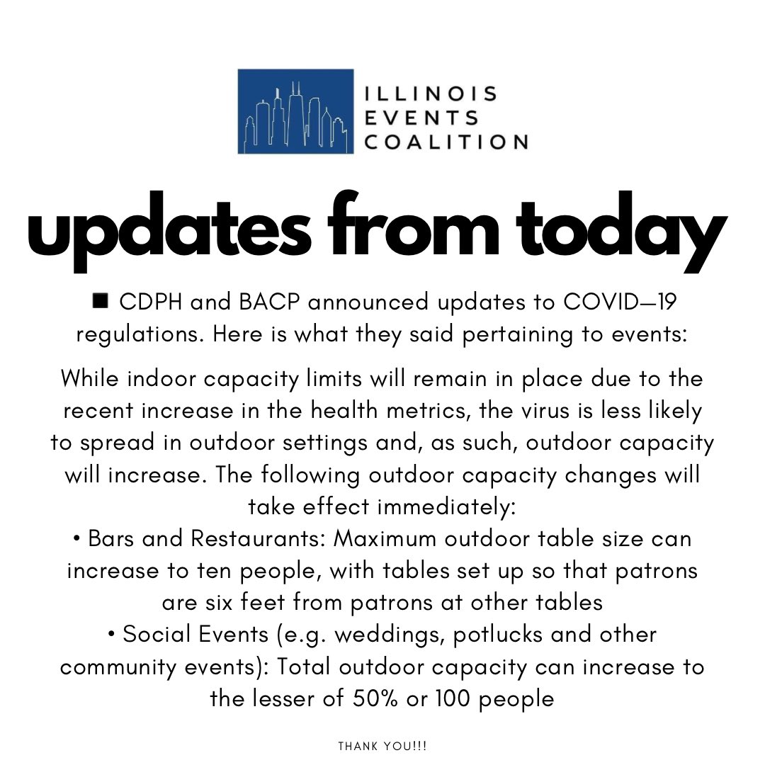 Updates from today! #chicago 

ileventscoalition.com/updates/state-…