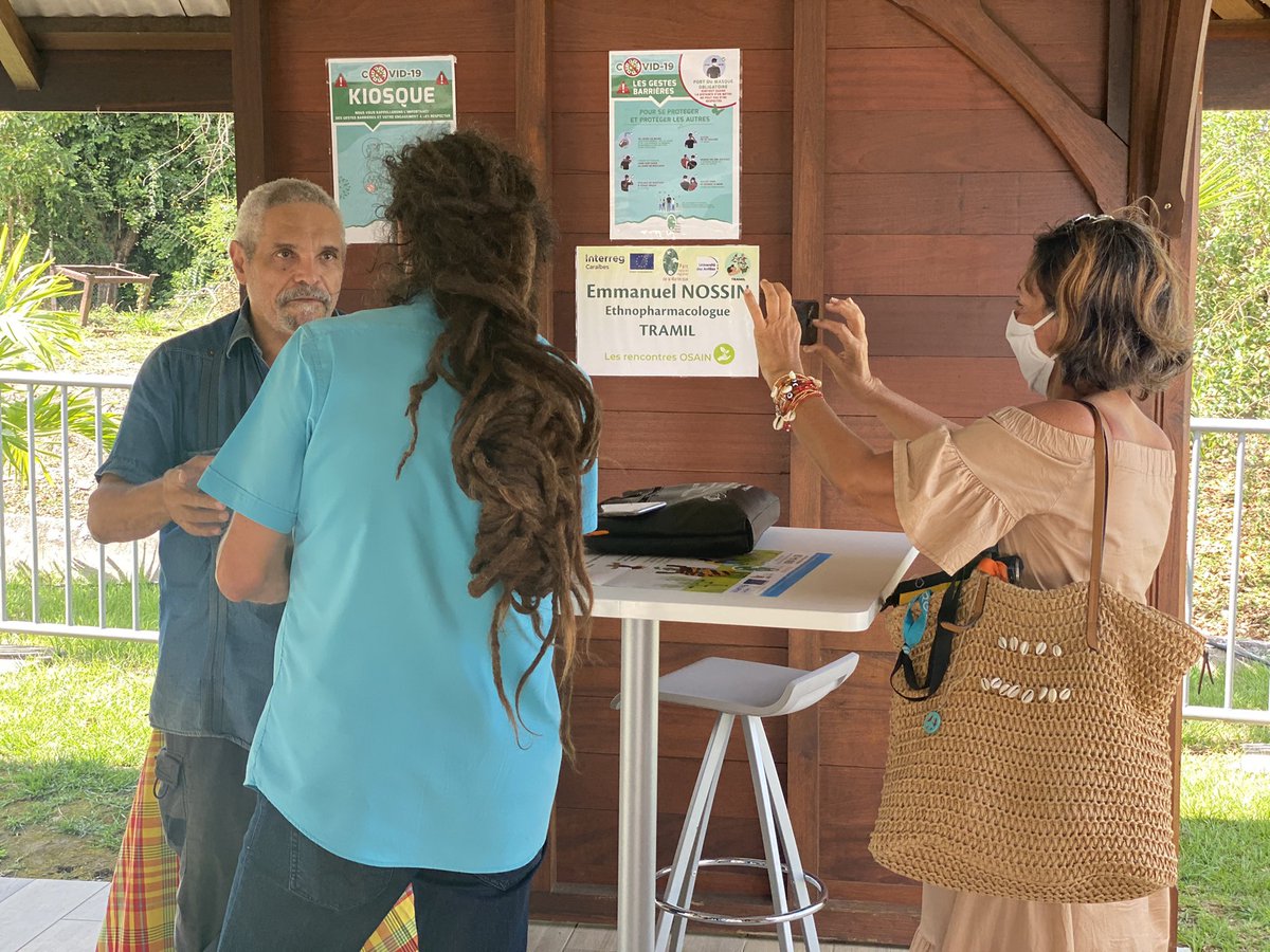 PNRMartinique's tweet photo. #rencontresOSAIN : Les professionnels de santé étaient invités ce 25 mars au @PNRMartinique pour mieux connaitre les usages des #plantesmedicinales dans le cadre du projet #OSAIN et à terme les intégrer aux prescriptions des soins de santé primaires
#rimedrazie #transmission https://t.co/MgU6kiMgL5