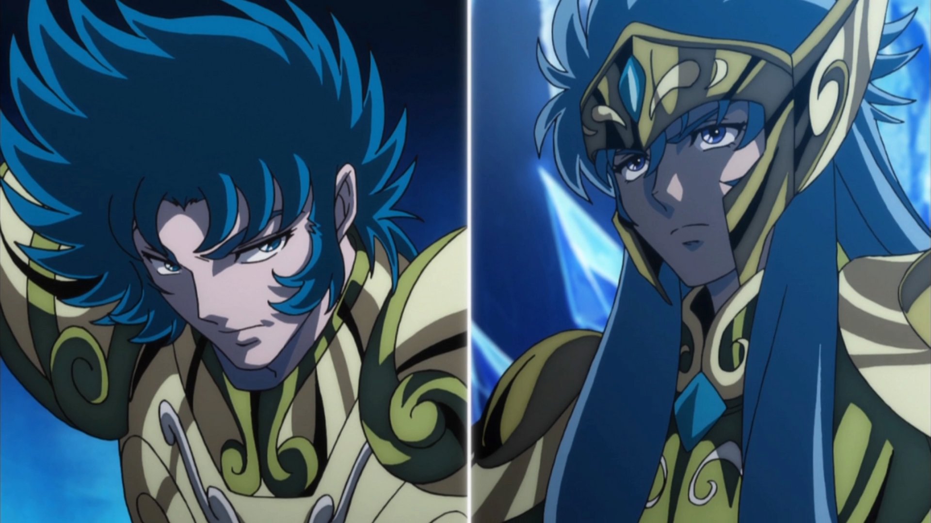 TendoSeiya on X: #Shura vs #Camus (part 1) Shura the Capricorn Gold Saint  with #Excalibur against Aquarius Camus Gold Saint and his Absolute Zero # SaintSeiya #SoulOfGold #Netflix #Anime #GoldSaints #AbsoluteZero #Loki  #Asgard #