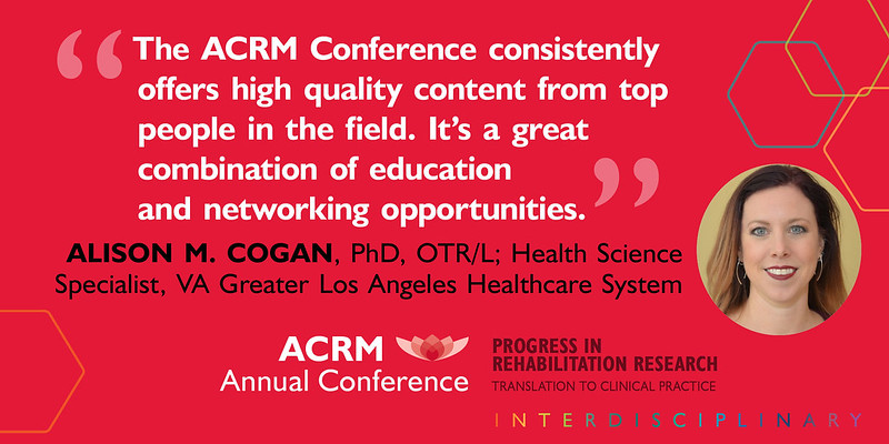 ACRM_LM's tweet photo. The call is on - research papers & posters for #ACRM2021 due 8 April
All posters will be electronic this year.
Check out all the details at
https://t.co/oIbvRTBE7R
#researchposter #rehabilitation #abstracts #conferenceabstracts #physiatry #TBI #SCI #Stroke #Cancer #gait #PT #OT https://t.co/oNdWJFCZog