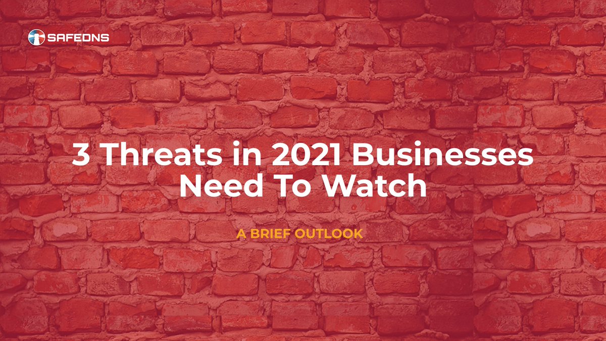SafeDNS's tweet photo. Three threats businesses need to be careful about in order to provide crucial telemetry that can bear their security teams to rapidly distinguish and react to web-based threats. https://t.co/pkuQXbHRex
#safedns #webfiltering https://t.co/EtNmYBmRdh
