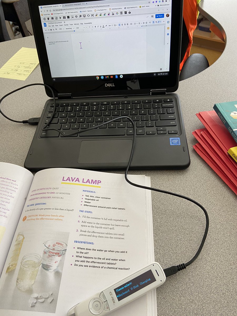 JudySackville's tweet photo. Definite buy in from some Gr 6 boys, often reluctant readers &amp;  writers, with #readerpen can scan questions into their google doc Saves writing it then use Read &amp; Write to read &amp; answer the question #empowering students w #dyslexia #buyin #toolboxapproach #udl @ScanningPens @cpen https://t.co/4L2ZOeAaM6