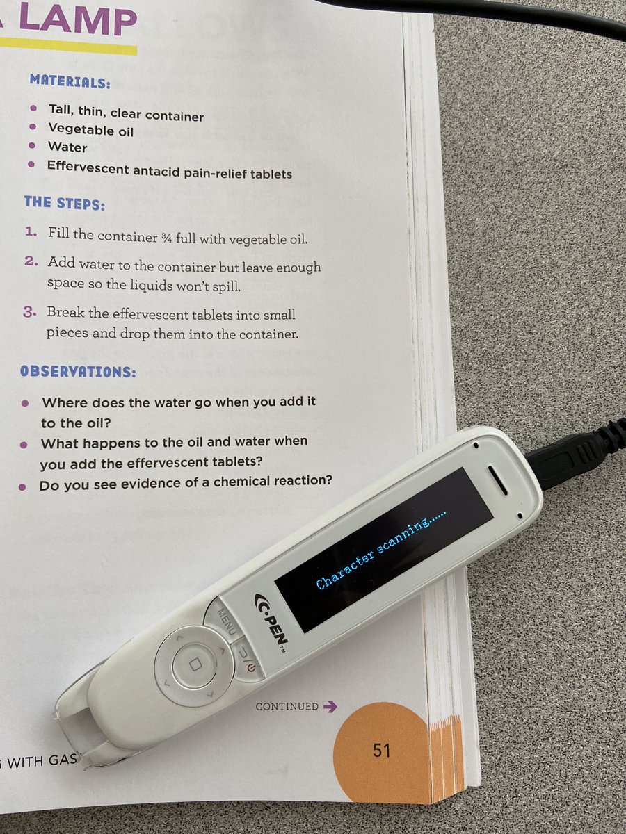 JudySackville's tweet photo. Definite buy in from some Gr 6 boys, often reluctant readers &amp;  writers, with #readerpen can scan questions into their google doc Saves writing it then use Read &amp; Write to read &amp; answer the question #empowering students w #dyslexia #buyin #toolboxapproach #udl @ScanningPens @cpen https://t.co/4L2ZOeAaM6