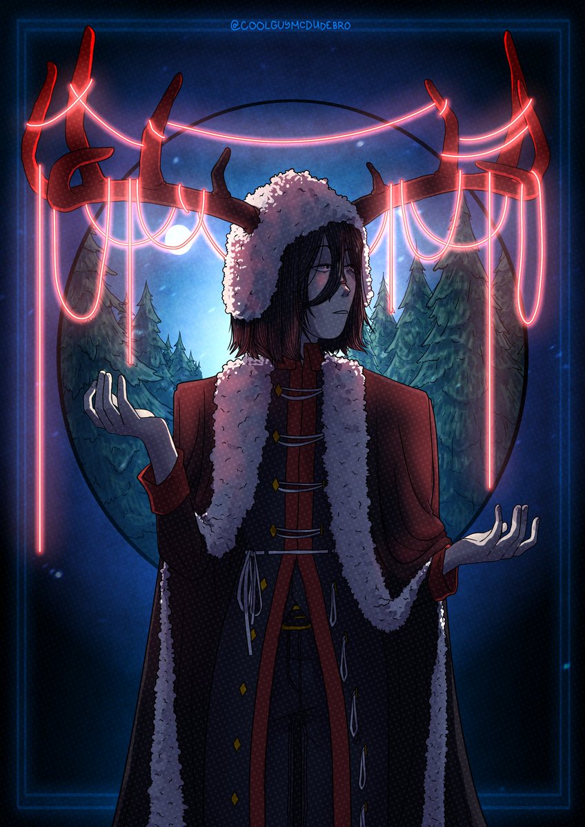 26 + 27 + 28. my pieces for the bsd winter zine! there were some setbacks in the release schedule and by the time i was allowed to post my pieces i wasnt happy with them anymore 😭😭 hope u guys like them tho!