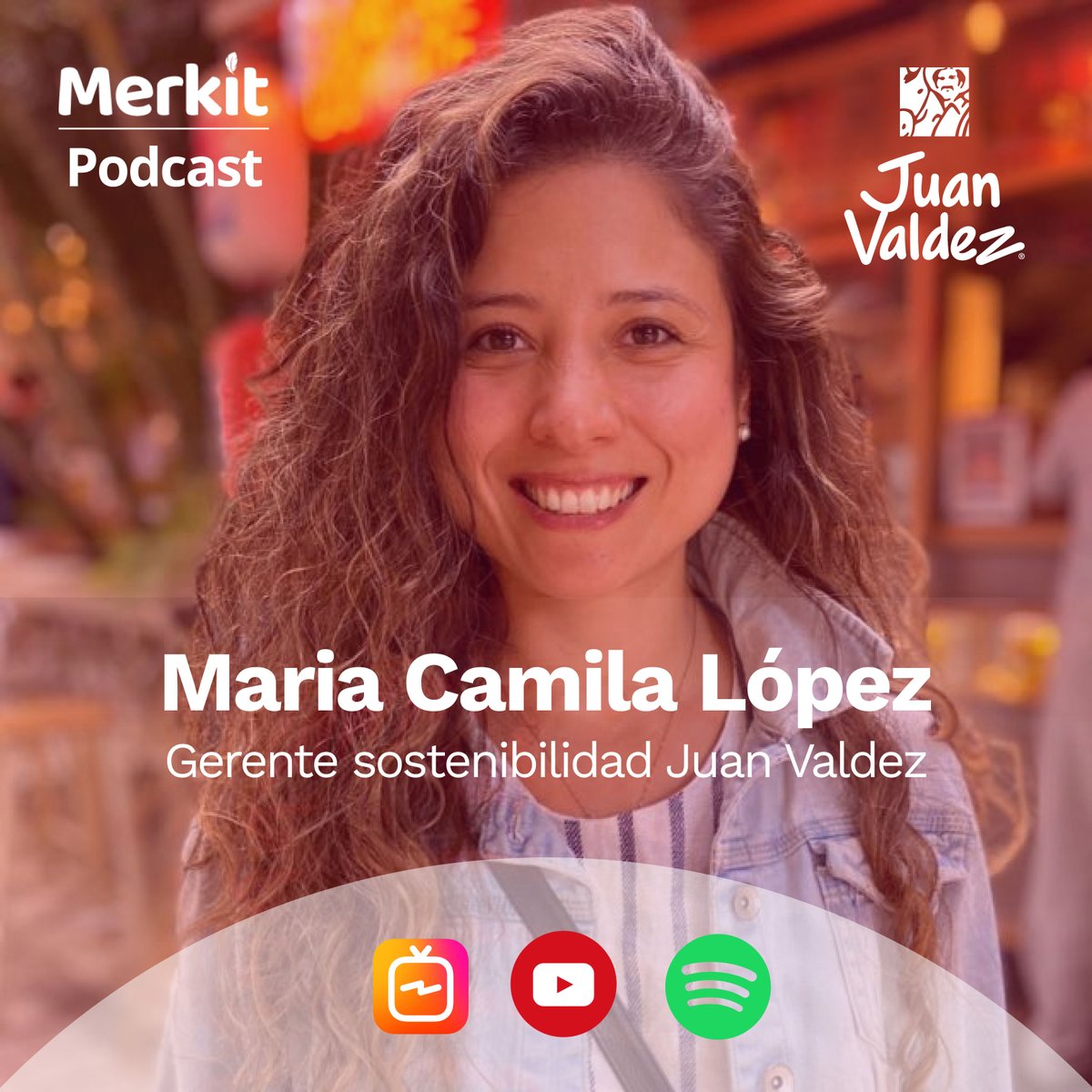 JuanValdezCafe's tweet photo. ¿Quieres saber cómo logramos convertirnos en la primera cadena de tiendas de café, certificada como empresa B? Escucha este podcast, donde Camila López, nuestra gerente de sostenibilidad cuenta detalles de este gran logro ☕🇨🇴 Escúchalo aquí: https://t.co/q6xPFdCeja @merkitlatam https://t.co/yaVj6ifDcO