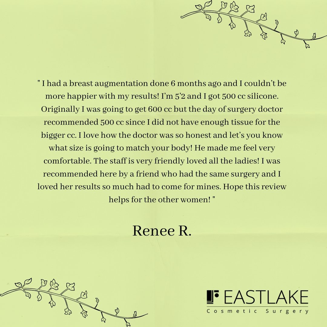 ECS_1's tweet photo. Thank you for the review!! Eastlake Cosmetic Surgery appreciates you!! https://t.co/AcjtiW6ue8