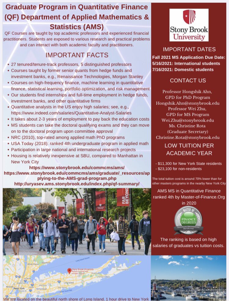 AmsBrook's tweet photo. To give AMS the best chance, following what we had done last year, we have extended our MS applications to the deadline dates :

Domestic - 7/16/21
International - 5/16/21 https://t.co/8rBTY1JJhD