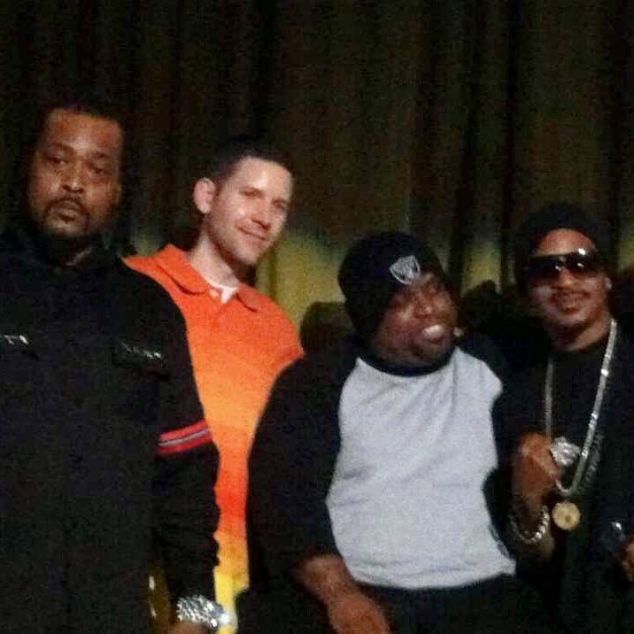 SorenBaker's tweet photo. Right after I moderated the panel with @goodiemob about its new #AgeAgainstTheMachine LP in #LosAngeles. S/O #Khujo @CeeLoGreen @tmogoodie. Where you at @GippGoodie?!? #tbt June 2013. https://t.co/NZFjwbCqii