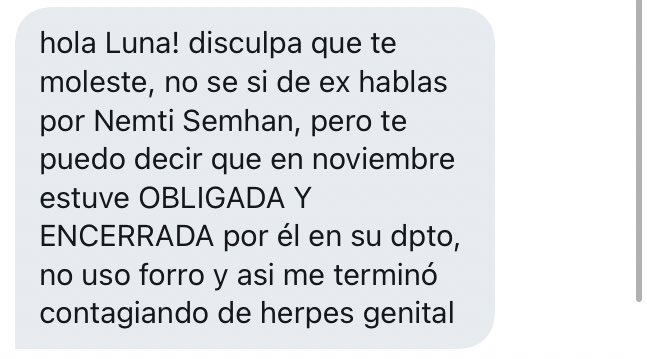 lunanielsenn's tweet photo. Siempre te dije que el límite de mi silencio era otra persona, te prometí que si volvías a violentar a alguien más no me iba a callar. https://t.co/fI9PL4hhvW