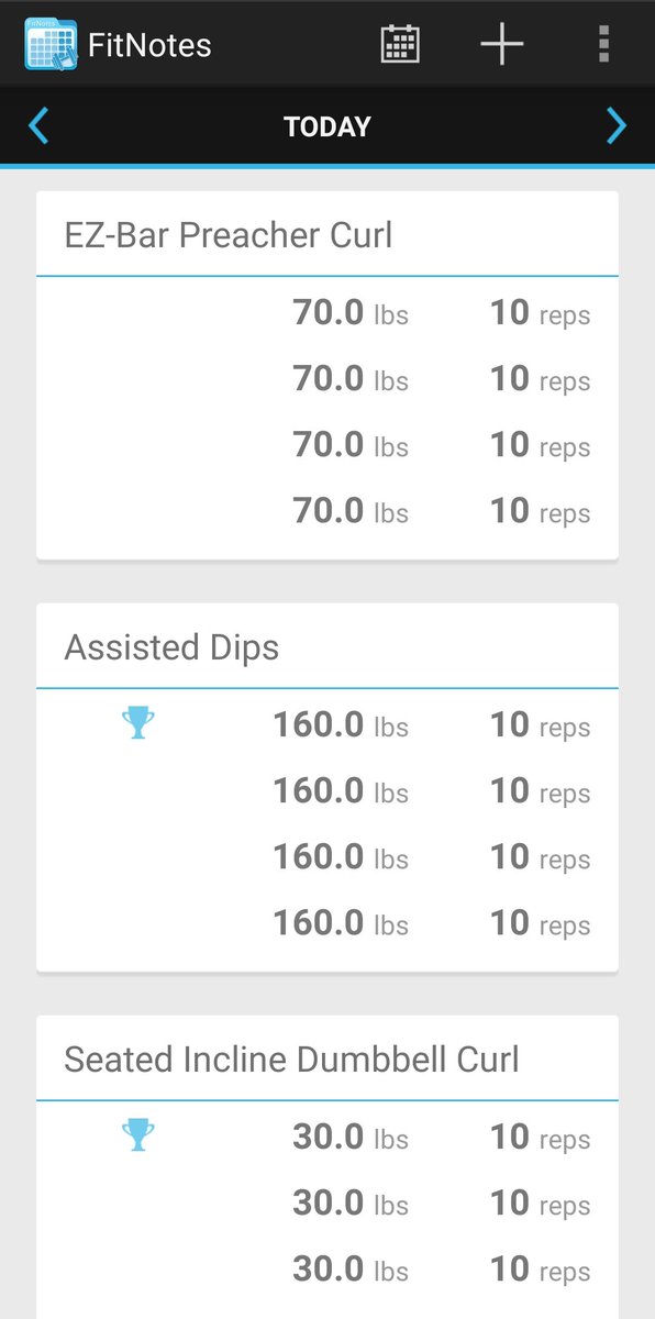 TimJMurt's tweet photo. Day 6️⃣1️⃣6️⃣
Some of the best workouts are the ones ya didn't think were gonna happen at all.

My mood was trash today and I eventually found myself in the gym... Running and feeling good about myself

Also some bicep curls and some assisted dips

#WeEndure
#WeConquer
#ID2BH
#LFG https://t.co/GRfh3UxTTg