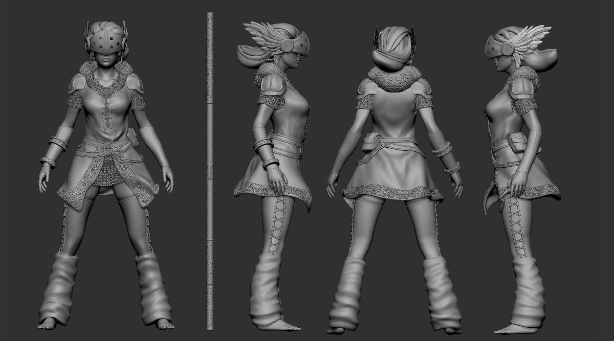 AtelieDk's tweet photo. Valkyrie - WIP https://t.co/HcnSomh0kh