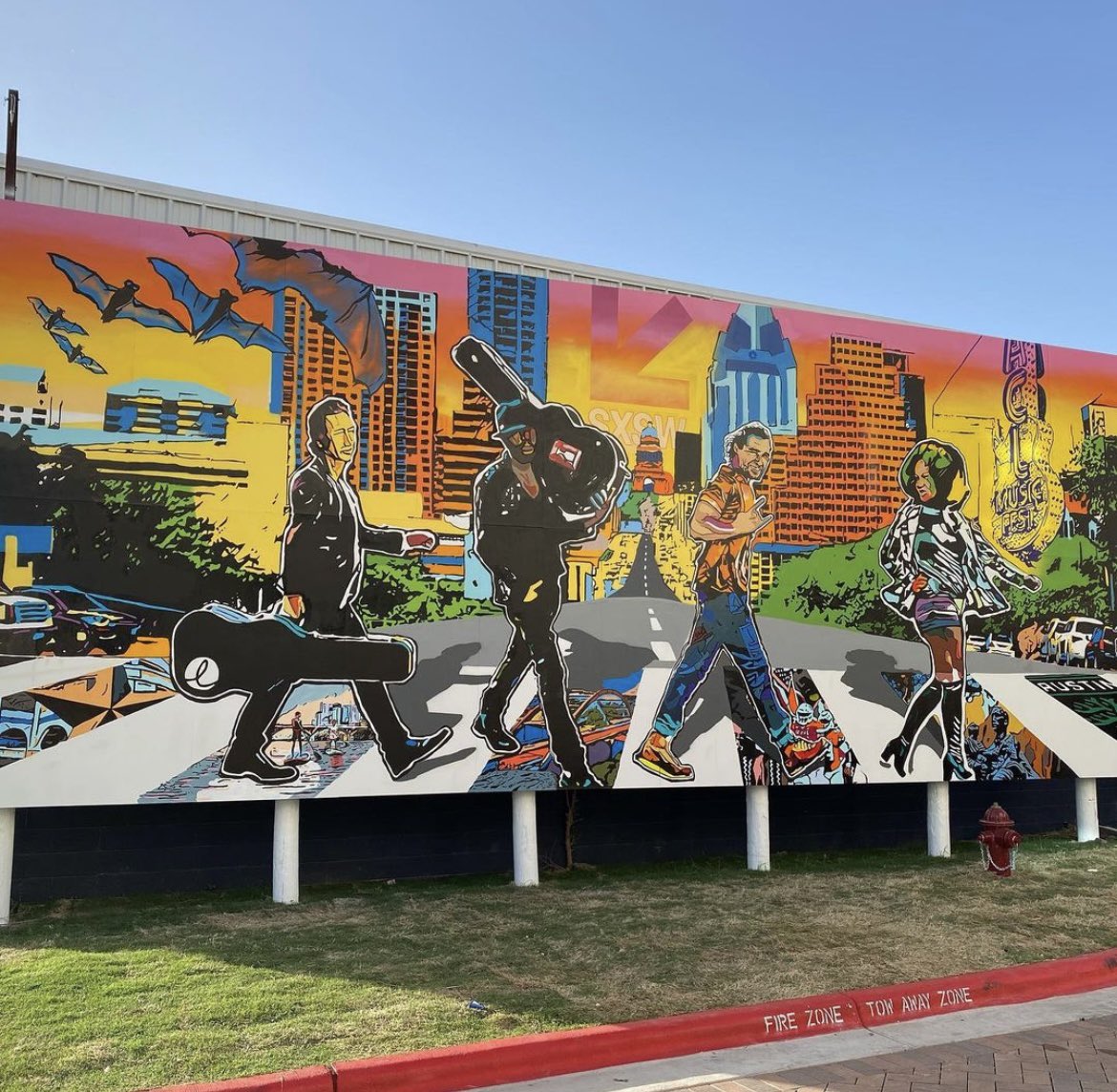 Honored to be part of this amazing mural in East Austin, along with Gary Clark Jr, Matthew McConaughey, and Taméca Jones by artist Joe Diril.