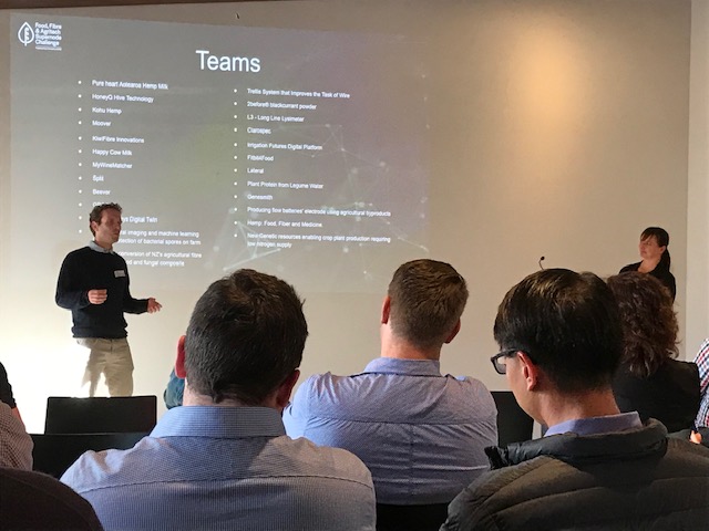 ThincLabUC's tweet photo. We had a great turnout for our Food, Fibre & Agritech Supernode Challenge networking event @UCNZ last night. Here's @Luca_Serventi presenting his 1 minute pitch. Good to connect with our programme partner reps @Christchurch_NZ @blincinnovation too! #ThincLabNZ https://t.co/ZLzoGd4JeB