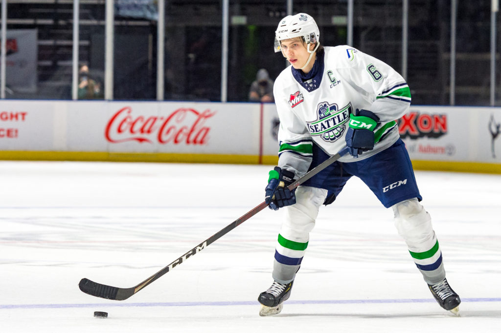NHLJets's tweet photo. PROSPECT UPDATE: #NHLJets 164th Pick in 2020 and @SeattleTbirds defenseman Tyrel Bauer finally hit the ice earlier this week picking up 1 assist, 5 SOG, 2 PIM in 2 GP.
View all current #JetsProspect stats here >> https://t.co/MWRx0Juv5R https://t.co/dAdBZgT1a4
