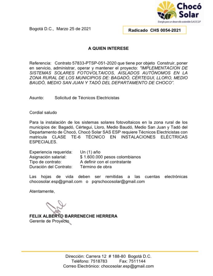 Personería de Lloró - Chocó tweet media