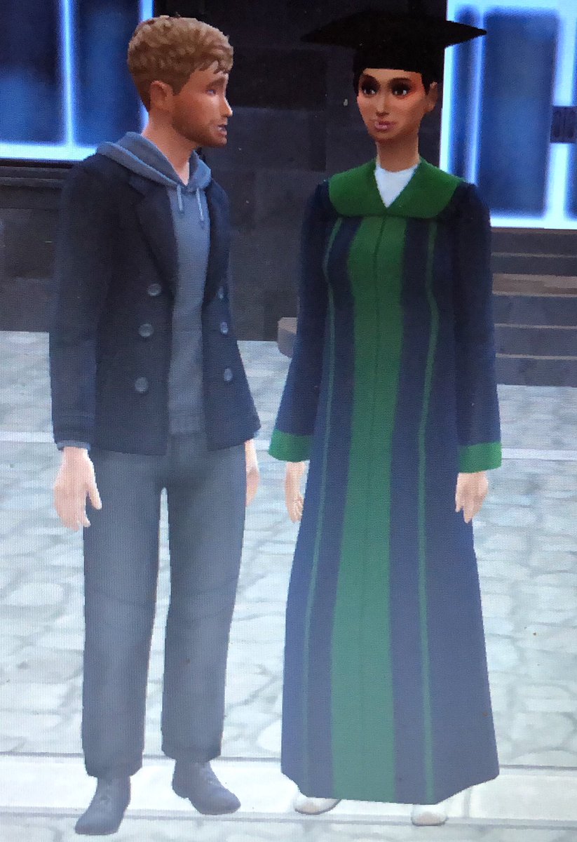 Sims_SocialW's tweet photo. I have finally graduated with a distinguished degree in history with honours from University of Britechester //don’t know why it only takes 2 terms for Christine to graduate this times (She did full load btw) #simsrevolution #livelaughWAP https://t.co/L2TSUK24p2
