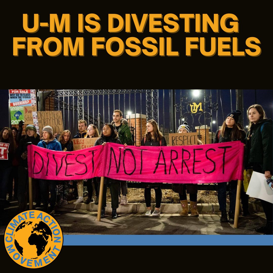 Climate Action Movement U-M tweet media
