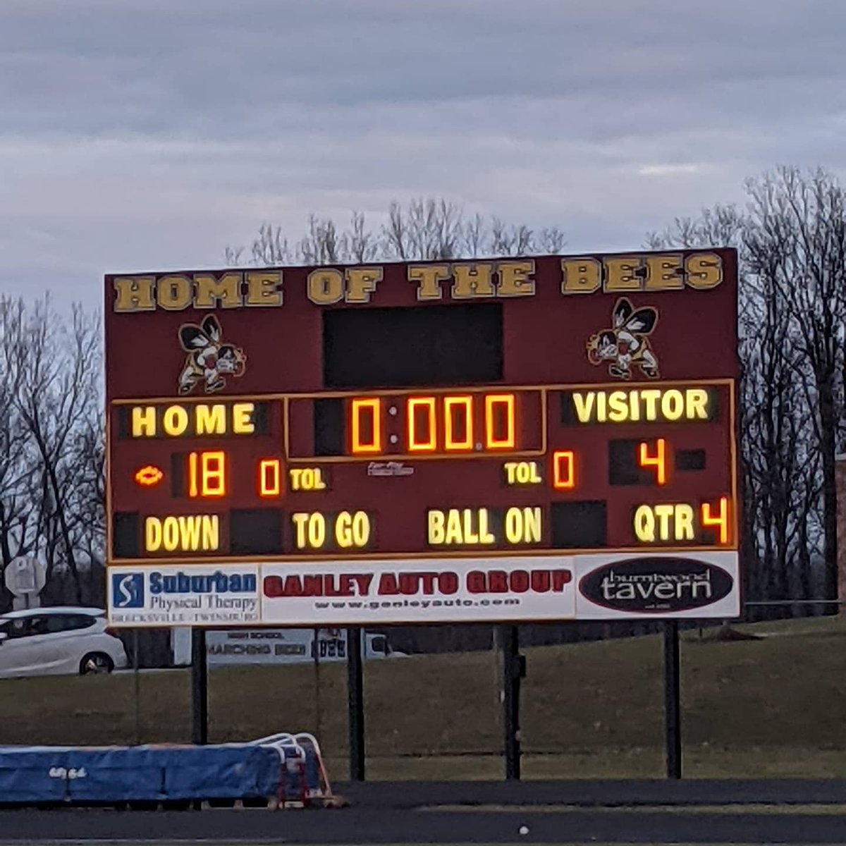 The boys beat Saint Vincent Saint Mary's 18-4. That's 3-0 #w