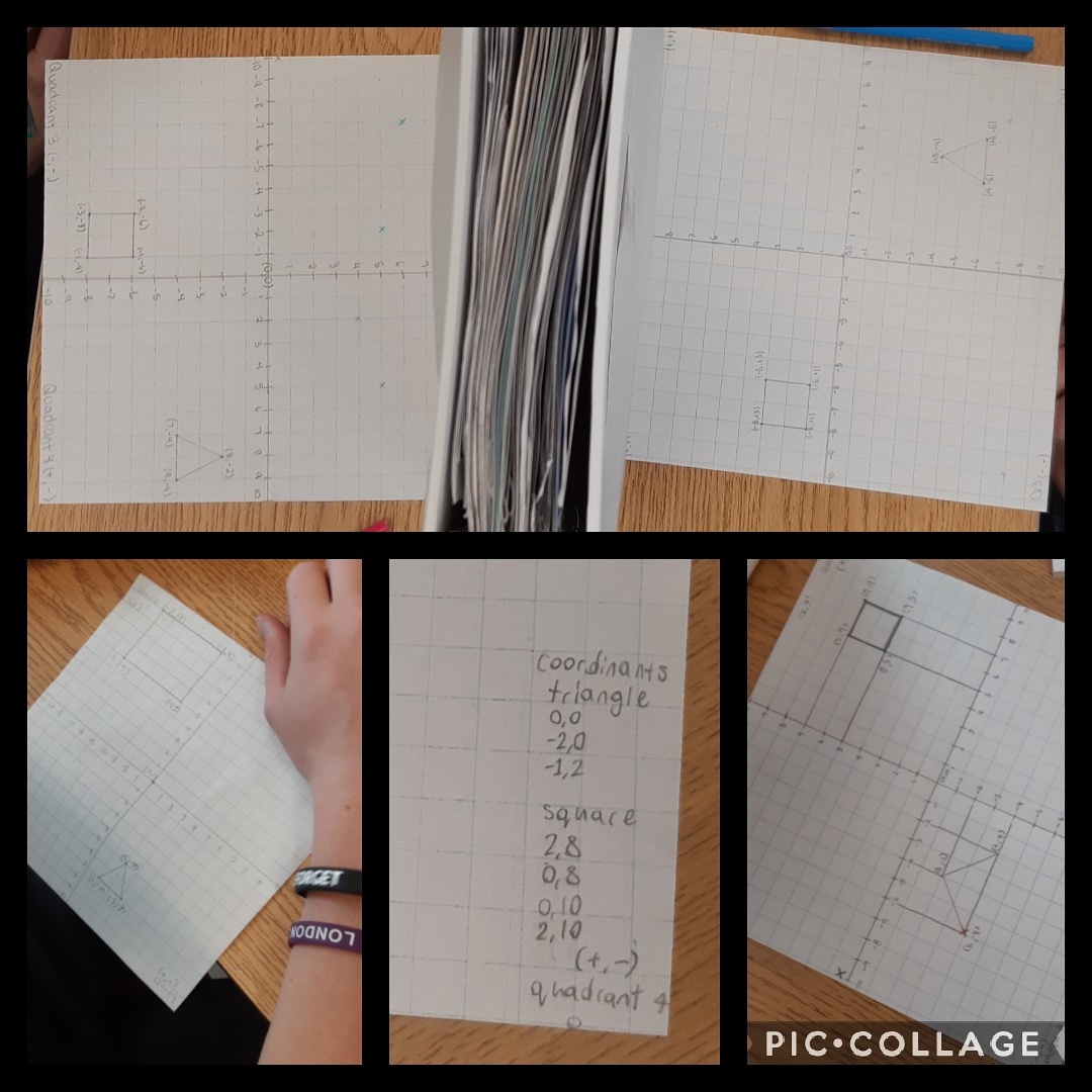 SaraLayton7's tweet photo. Amazing learning opportunities in my Grade 7 placement! Today we started our Movement &amp; Location unit in math. We explored plotting coordinates pairs on a Cartesian plane and thought about the relationship between coordinates pairs &amp; the four quadrants while playing battleship🚢 https://t.co/tF7Etcfn4X