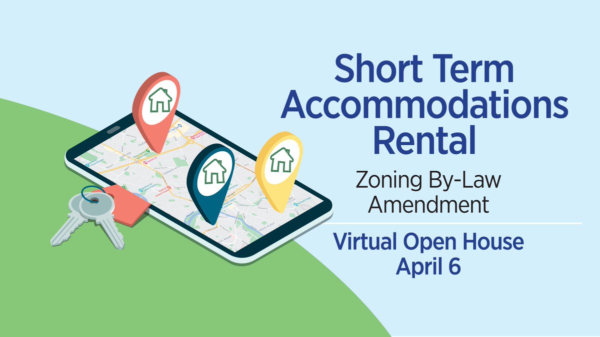 Join us for a virtual Open House on Tuesday, April 6 at 6 p.m. where City of #Brantford Planning Staff will provide a brief presentation on the proposed short term rental accommodation Zoning By-law Amendments. Learn more about the Open House here: bit.ly/ShortTermRenta…