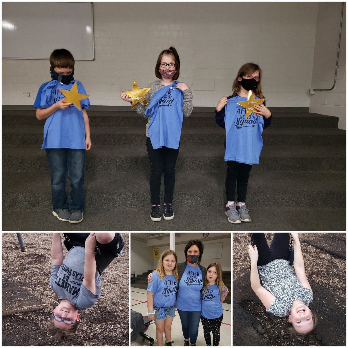 somerset_s's tweet photo. Congratulations to our Super STARS today!  We enjoyed the nice weather and a few kiddos matching Mrs. Rhodes! https://t.co/91vpbcGTix