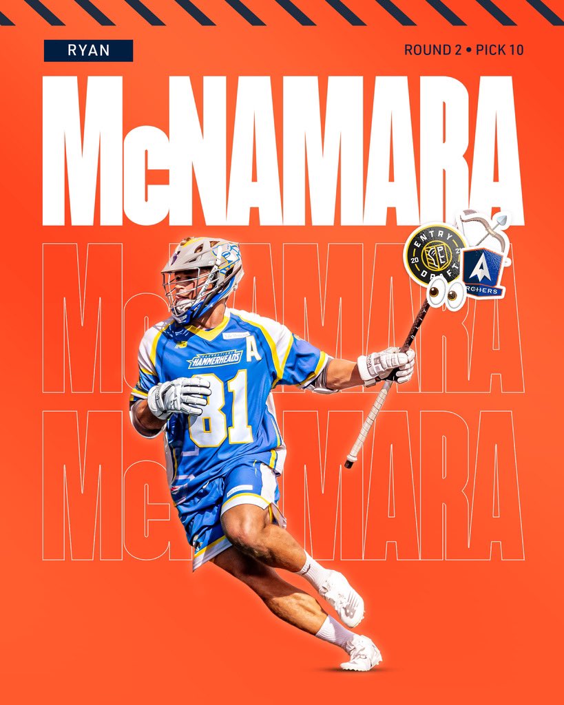 PLLArchers's tweet photo. Welcome to the Archers, Ryan McNamara!! #BowedUp🏹 https://t.co/T71Hv3qFM5