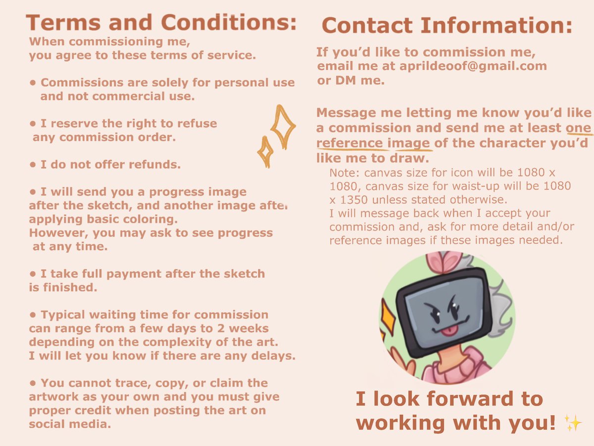 AprilDeOof's tweet image. Hello everyone! ✨

Here’s my commission info! Check my bio if they are opened or closed. DM me or email me at aprildeoof@gmail.com if you are interested in commissioning me. Have a great day! 💖
#commissions #art #illustration #artcommissions