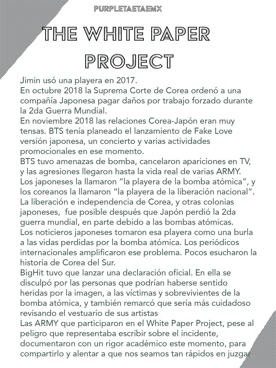PurpleTaetaeMX's tweet photo. ☔️
Noviembre 2018.
ARMY donó a House of Sharing, una asociación que da apoyo a las mujeres de consuelo supervivientes.
Se comenzó con el #ProjectBuy23, enviando un mensaje para Bangtan de que "vendrán días mejores"
Lin
#JuevesDeRecuerdos https://t.co/vadOPXeHIa