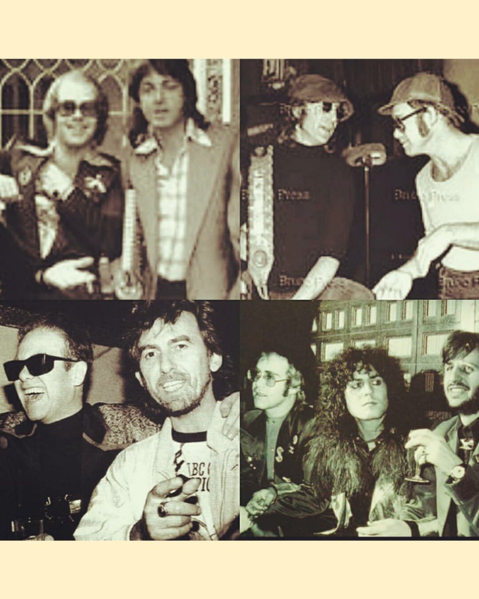 LoveBeatlesV_BR's tweet photo. Happy Birthday, Sir @Eltonofficial! 💝 🍰 👏🤩
Beatles & Elton John 🤓 👓💞
#Beatles #JohnLennon #EltonJohn
#GeorgeHarrison #RingoStarr #HBD #PaulMcCartney #HappyBday #74th
#25deMarço #Aniversário #Nikita
#EmptyGarden #Imagine #Rocketman
#SirEltonJohn #HappyBirthdayElton🎈 https://t.co/m8EoHPxQrP