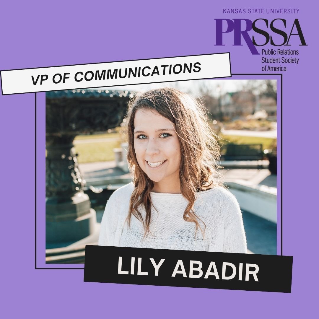 kstateprssa's tweet photo. Please help us congratulate our PRSSA Executive Board for August 2021-May 2022! We are excited to see the great things this team will accomplish 😊 https://t.co/bJ7JV9fDad