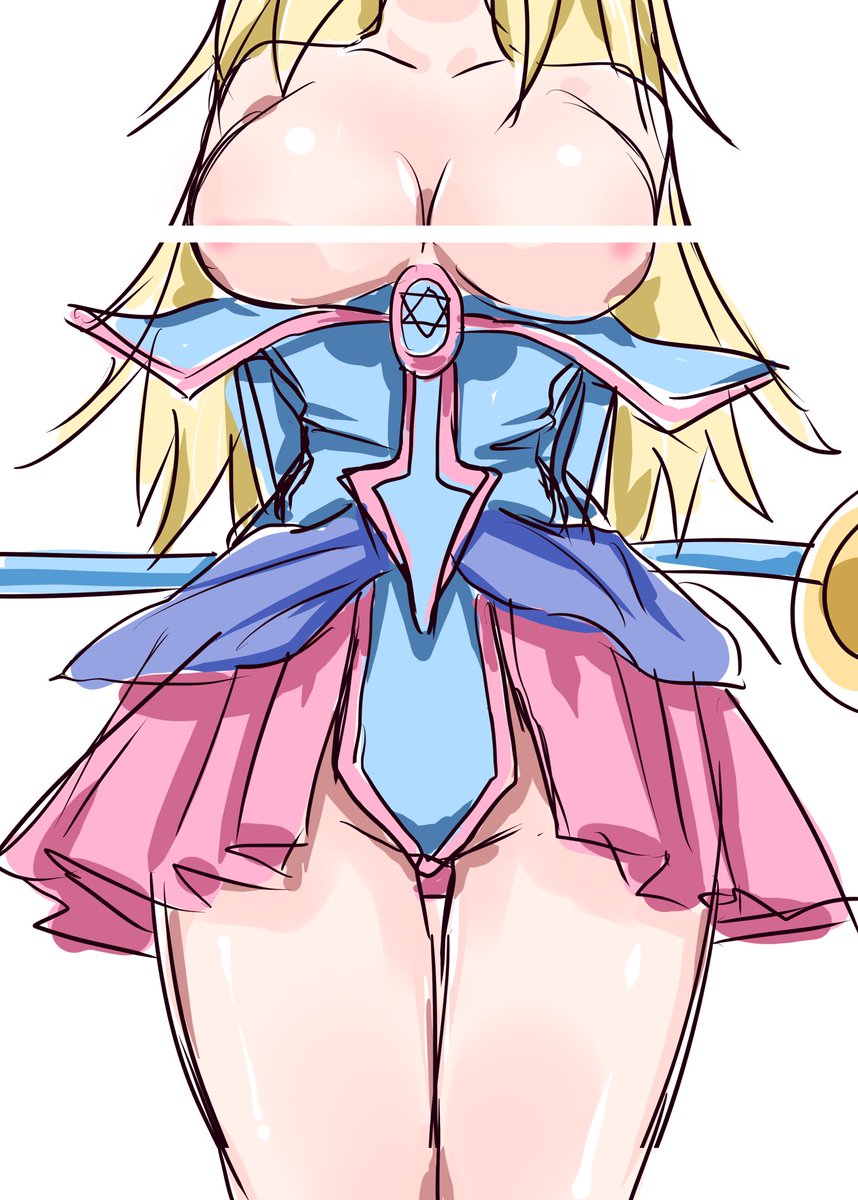 ブラックマジシャンガールのらくがき 