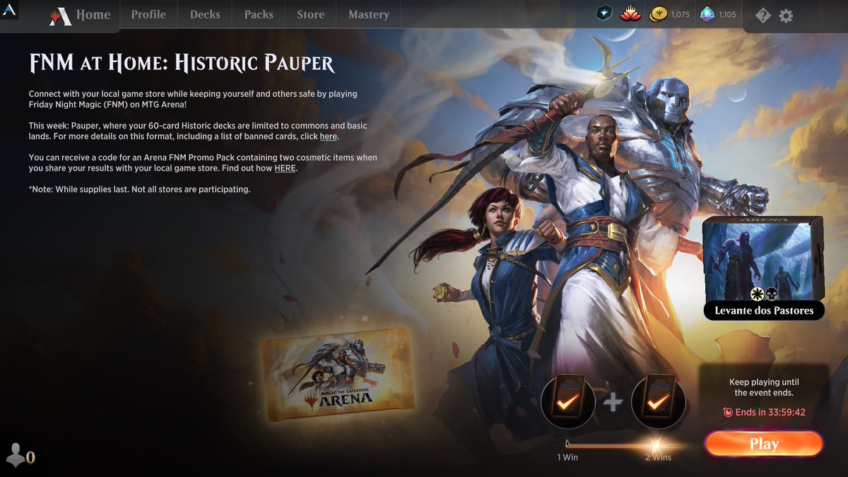 Torto_F's tweet photo. Pauper Clerigos @domaingames #FNM #MTGArena https://t.co/T5Xie8uZnz