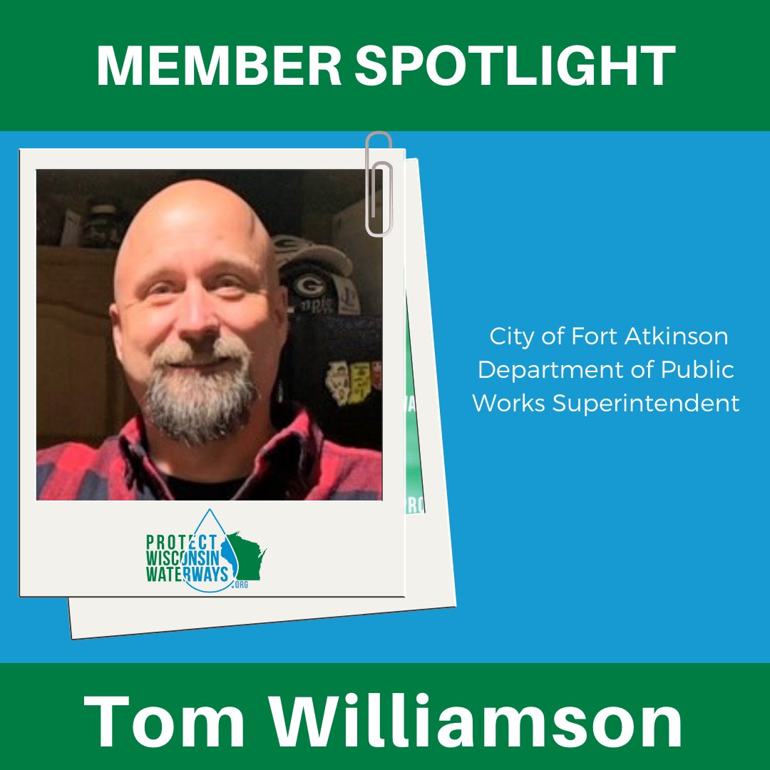 ProtectWIWater's tweet photo. Our protector this month Tom, has been doing great work for a long time! Thank you for all you do! https://t.co/3GLmEyvhNM