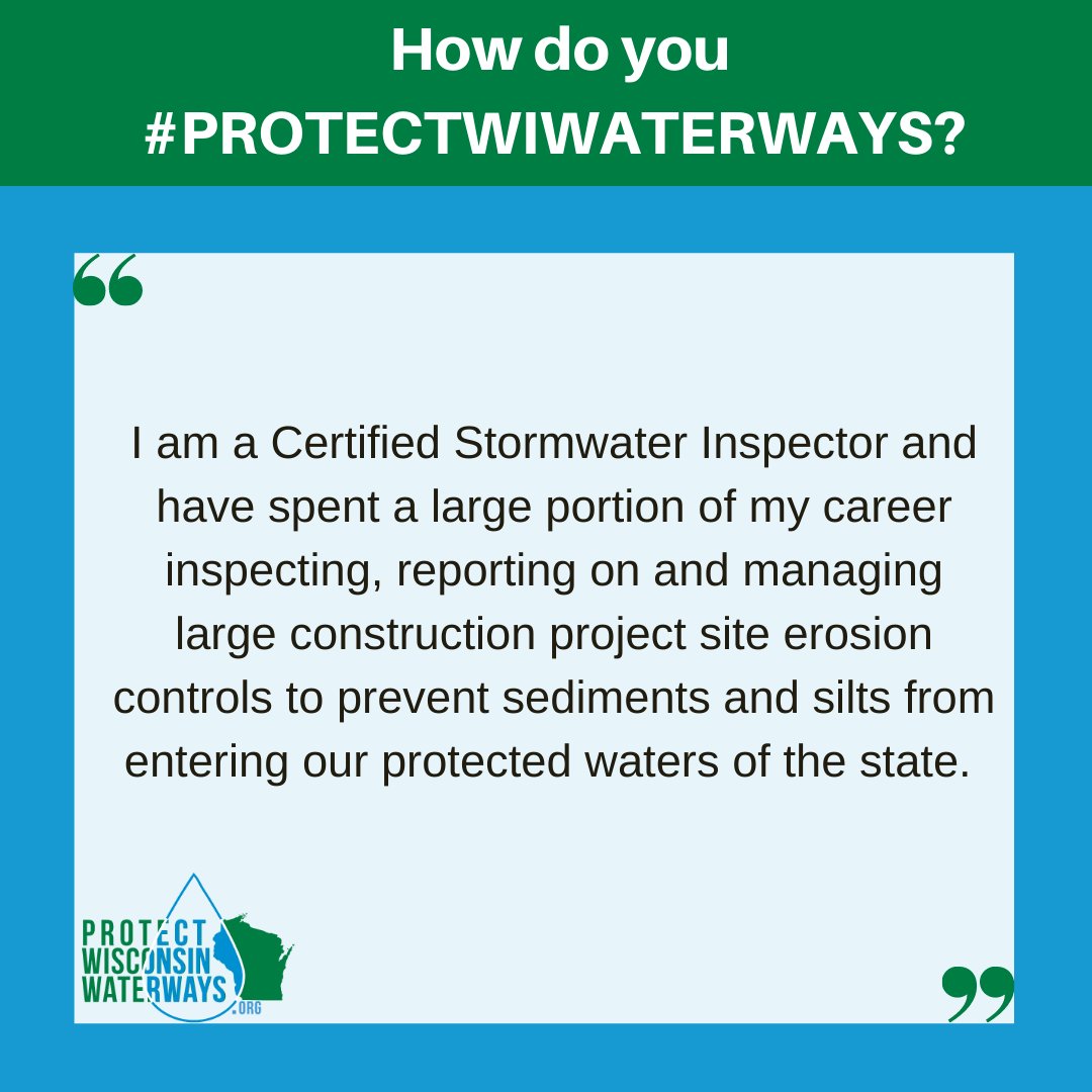 ProtectWIWater's tweet photo. Our protector this month Tom, has been doing great work for a long time! Thank you for all you do! https://t.co/3GLmEyvhNM