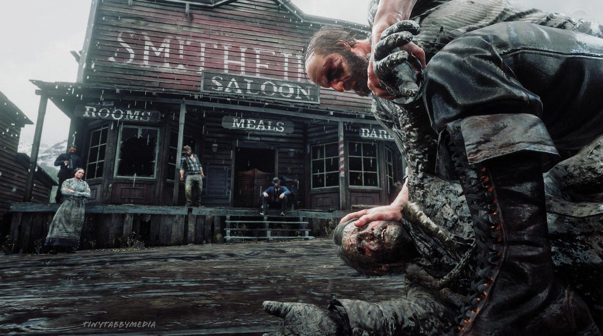 JonzKansz's tweet photo. Arthur: Um, Guys?! A little help here?!
#reddeadphotography #RockstarGames #outlawsforlife #photoexpress #lightroom #tinytabbymedia #virtualphotography #reddeadredemption2 #StoryMode https://t.co/oGqk1UxXhA