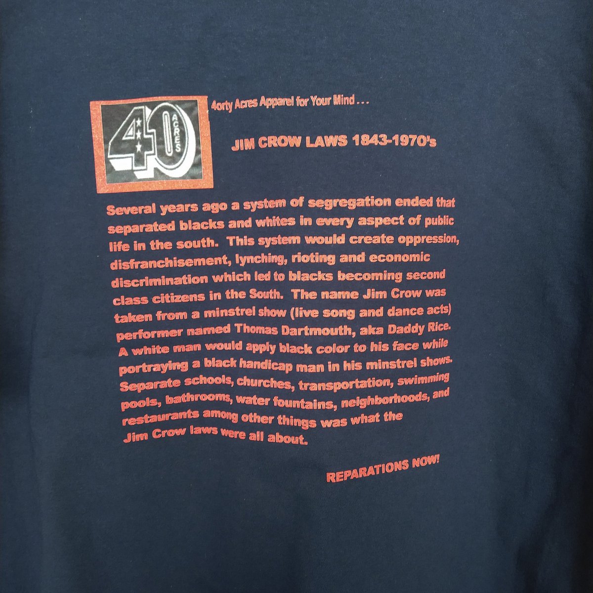 Rep4orty's tweet image. 4ortyacresapparel.com Come join the movement for change!