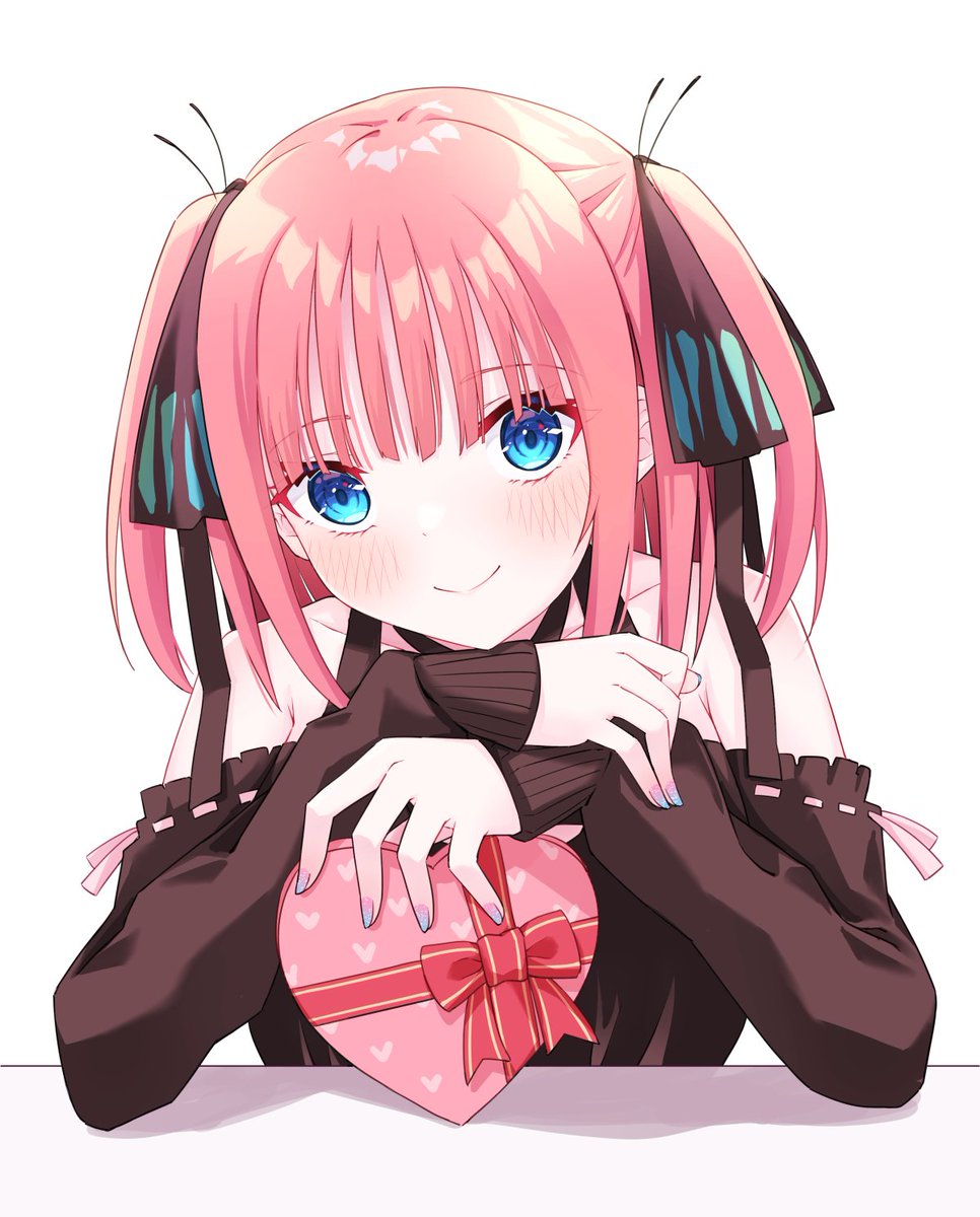 中野二乃 「#見た人も無言でピンク髪美少女貼れ
#五等分の花嫁 」|ProfNoteのイラスト