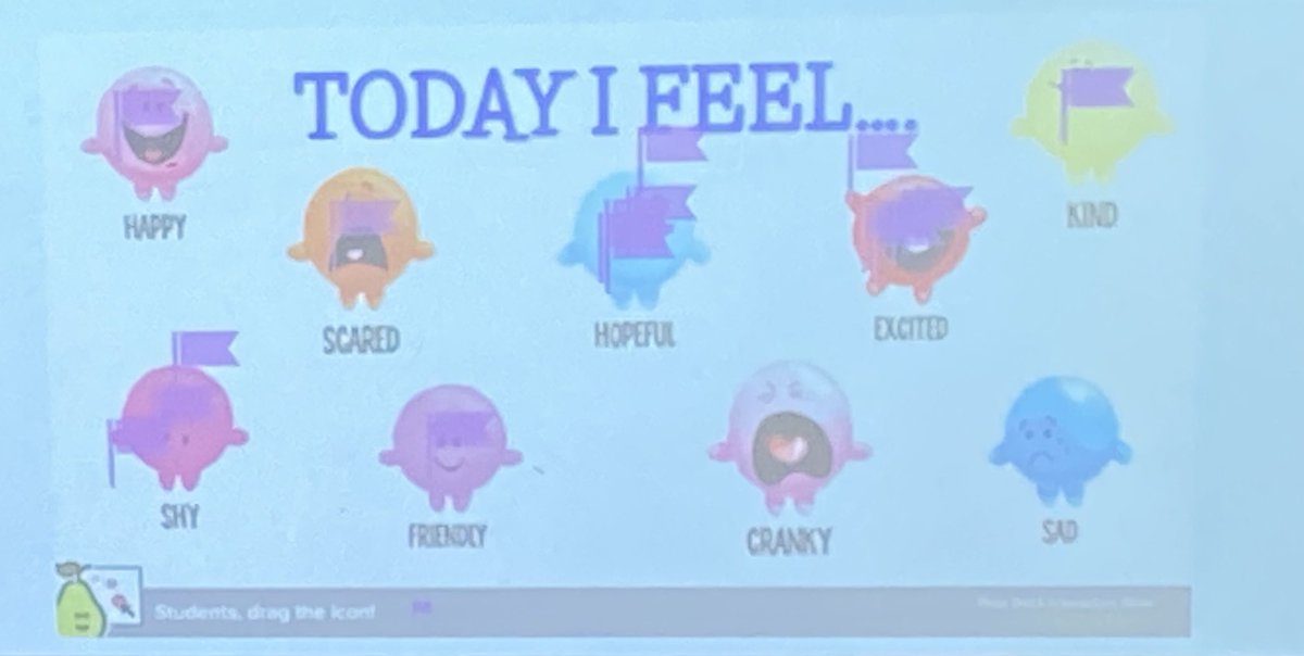 MrsLaky's tweet photo. @PearDeck is helping us get our Morning Meetings up and running! It has been fun to start our mornings with class discussions and #SEL to get our minds ready for a great day. @nasdborough #boroimpact https://t.co/DhBsr8AXP5