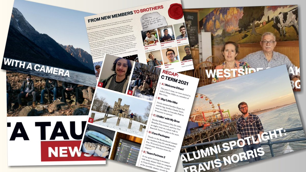 With two days into D term, our C term newsletter is ready! It includes spotlights about our most recently initiated brothers, a photography journey, a restaurant review and more! Check it out at wpi.beta.org/newsletter