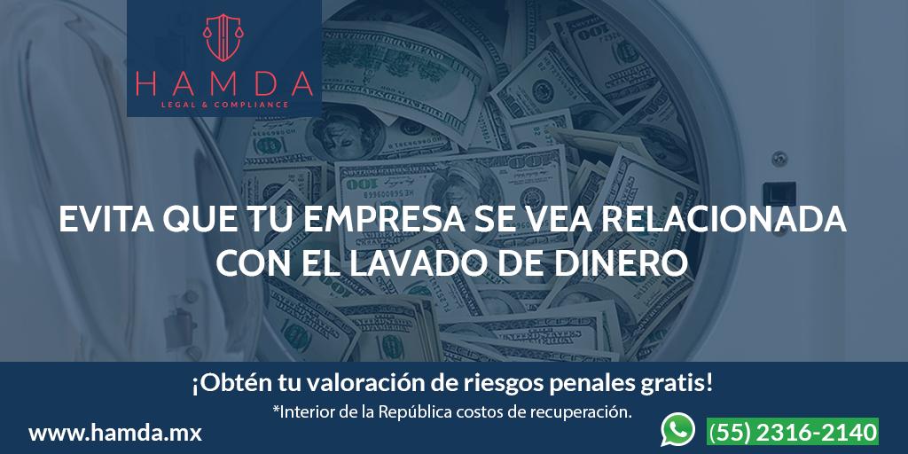 hamdacompliance's tweet photo. Evite que su #Empresa se ubique en algún supuesto de #LavadoDeDinero, podría ser imputada penalmente, sufrir daños reputacionales, y llegar hasta la disolución si no se tienen los debidos controles de seguridad. Nosotros le ayudamos a implementar su #Compliance 👉(55) 5202 31 09. https://t.co/qVszik4g5b
