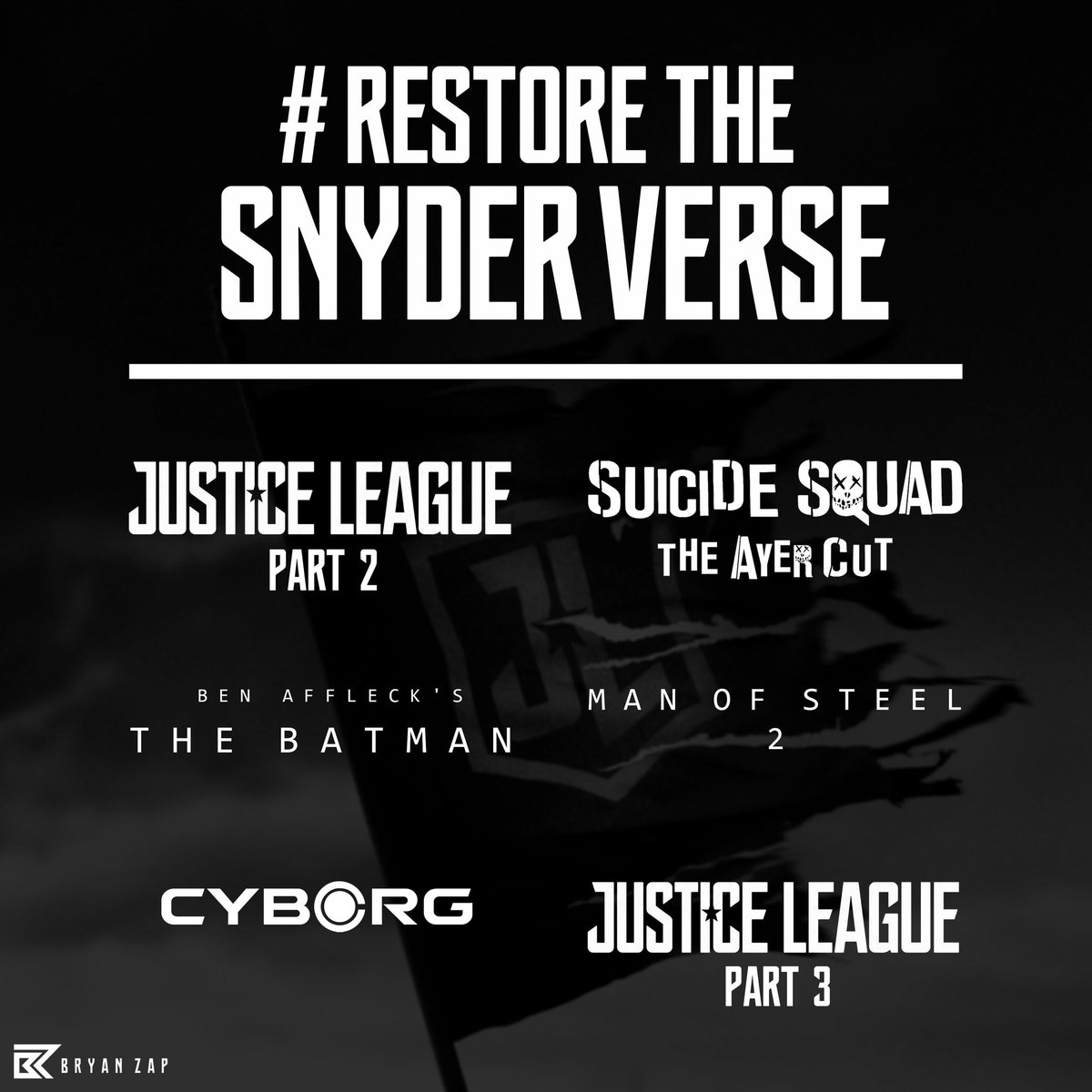 ClubDCSpain's tweet photo. ¡INCREÍBLE! "RESTORE THE SNYDERVERSE" barre todos los RÉCORDS con 1 MILLÓN DE TWEETS.

#SnyderCut 
#RestoreTheSnyderVerse https://t.co/wU6ZwK3p5N