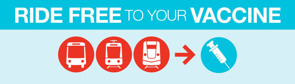 livewell_sd's tweet photo. Did you know that you can board any San Diego transit for free on the day of your COVID-19 vaccine appointment? Everyone in the region is eligible for free transit rides on their way to get vaccinated. Learn more here: https://t.co/XG4YmfHnpL 
#LiveWellSD https://t.co/DZdVvRm4Xw