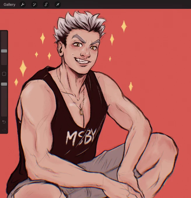 been thinking about him a lot lately ✨
#bokutokoutarou #haikyuu 