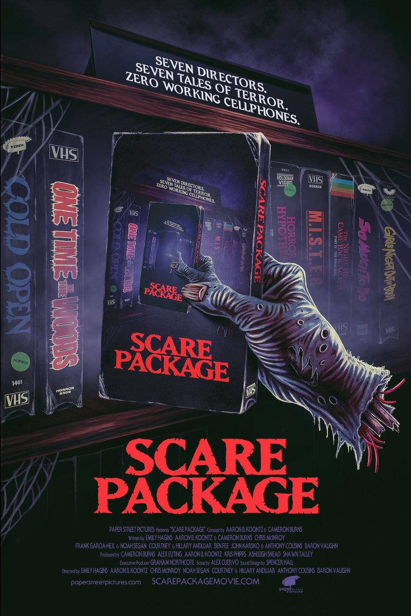FilmIn140Chars's tweet photo. When does something stop being a "love letter" and turn derivative? That's what I'm asking myself as #ScarePackage ends. Cool effects, though. ★★✰✰✰ https://t.co/yJWMTgGWCz