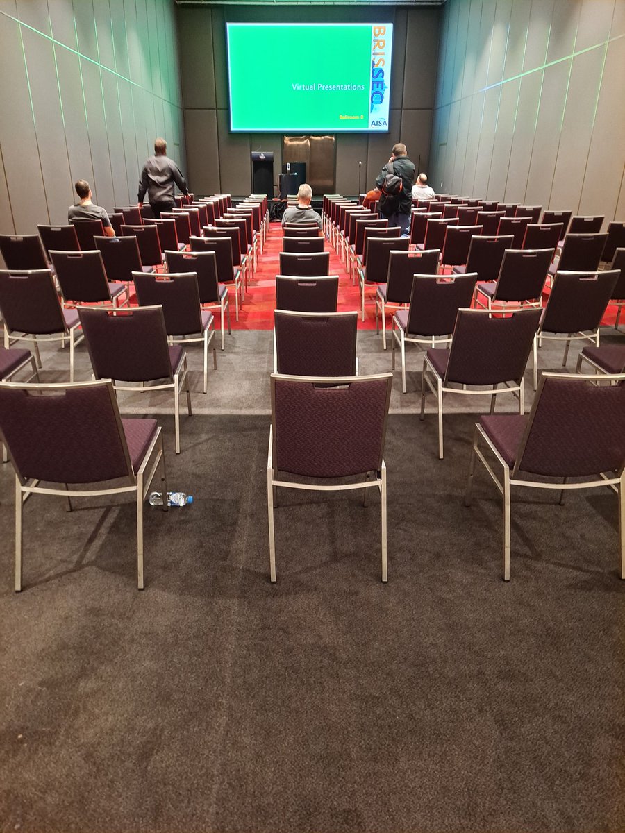 First post COVID in person, socially distanced conferenc. 

#BrisSEC21