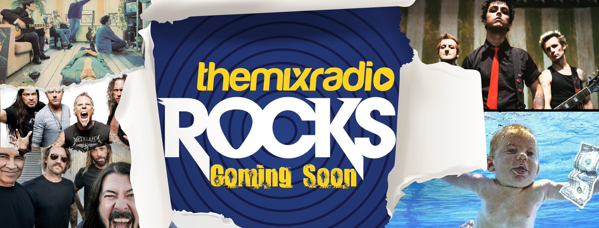 mixradiorocks's tweet photo. A new channel from @TheMixRadio coming soon for those who love music loud #FooFighters #Nirvana #GreenDay #Metallica #Blur #RockMusic #IndieMusic #alternativemusic #radiochannel #radiostation #newchannel #newnewnew #Rocks #loveloud https://t.co/H0GTTWymI1