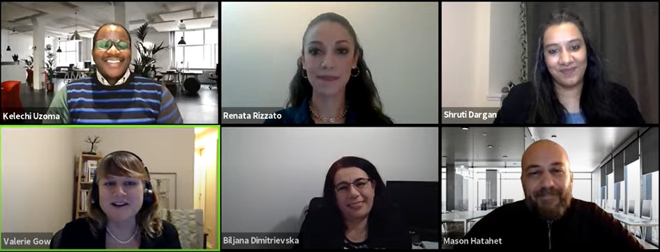 NewCdns's tweet photo. That was a great conversation and great advice for present and future new #immigrants to #Canada. Thank you to all our guests - Valerie Gow, Biba Dimitrievska, Renata Rizzato, Kelechi Uzoma, and Mason Hatahet for joining us on #CaféNewCanadians! 

#NewCanadians #career #Canada https://t.co/iFhvADiI3a